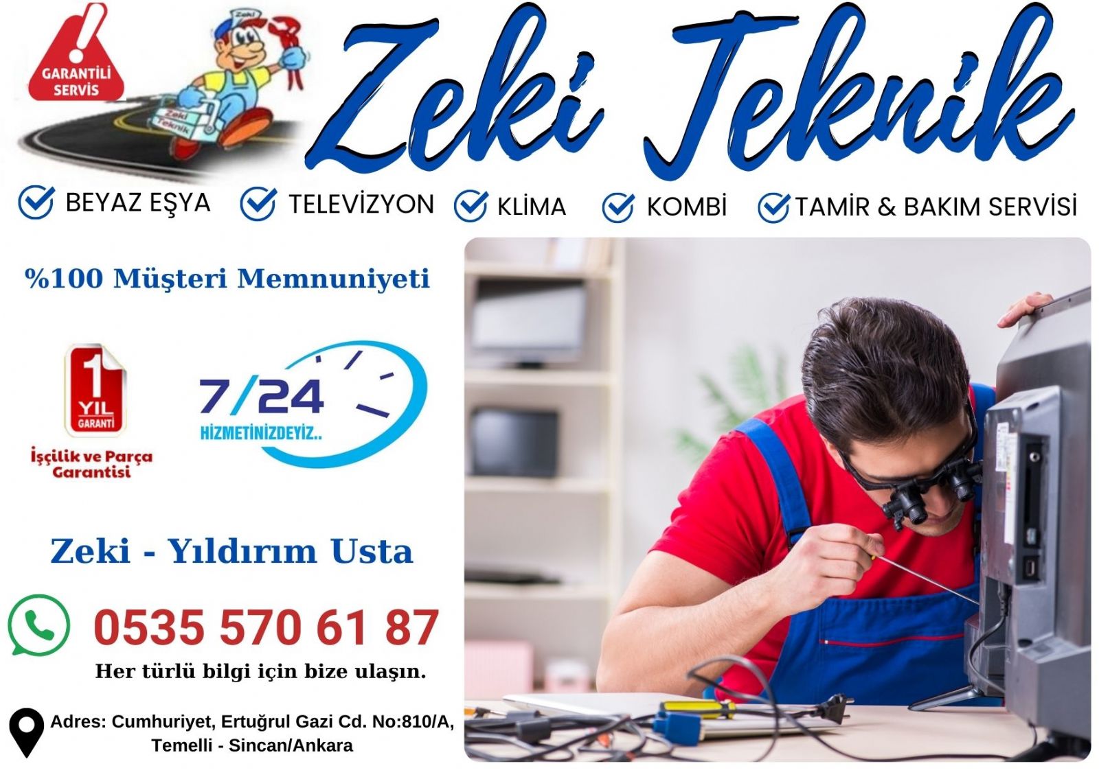 Temelli Televizyon Tamircisi